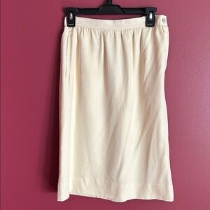 Vintage The Villager Cream Skirt